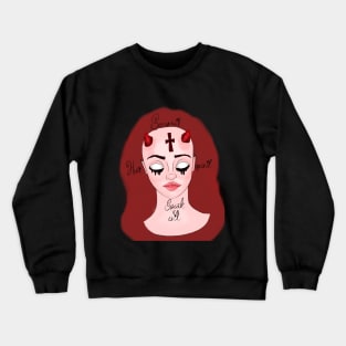 See no evil demon Crewneck Sweatshirt